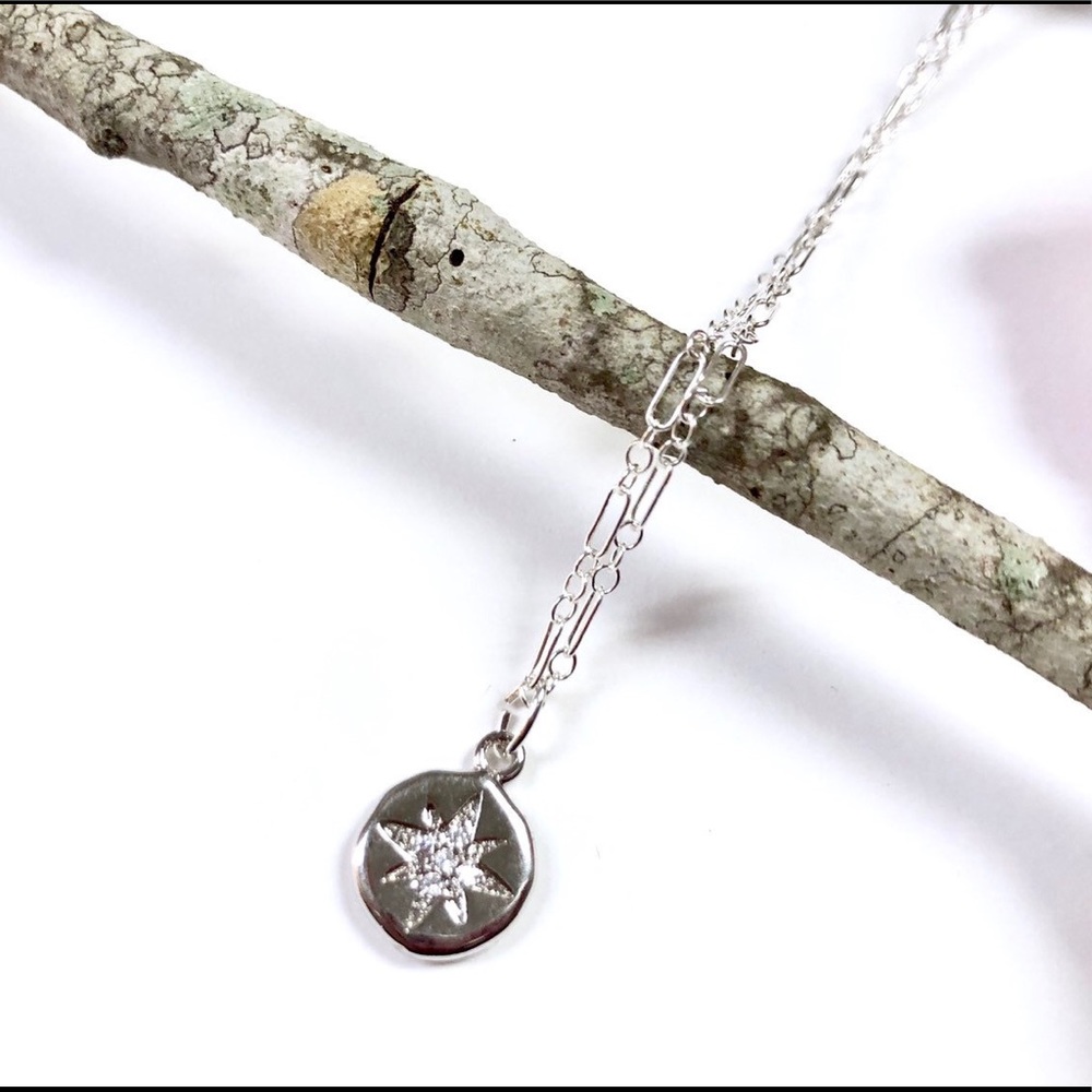 Star Necklace, Celestial, North Star, Polaris - Picture 7 of 10